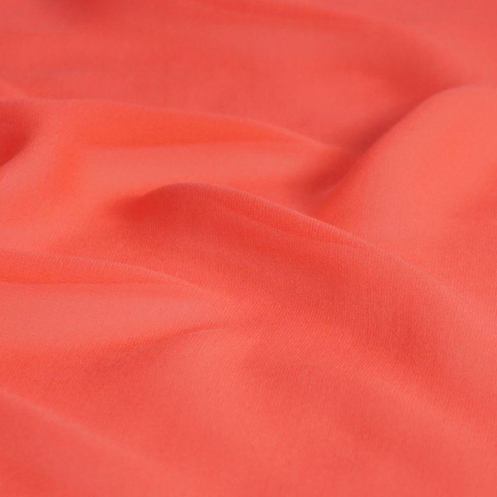 Seidenchiffon matt koralle lachs